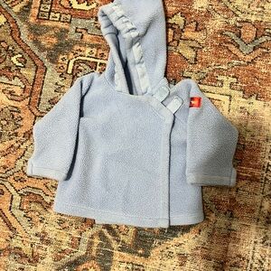 Widgeon Light Blue Hooded Baby Jacket